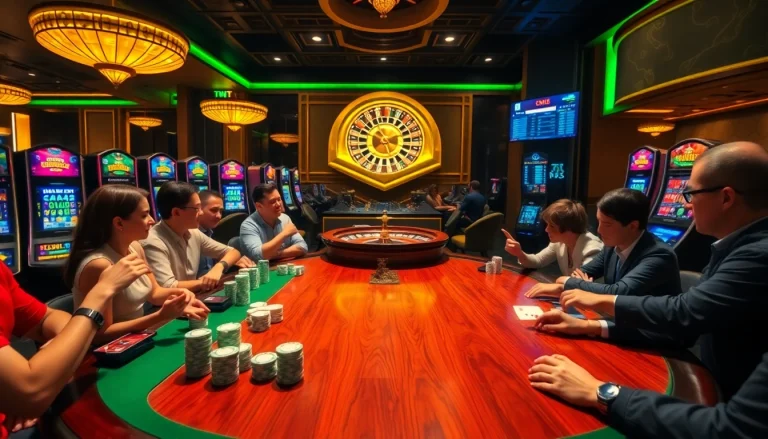 Experience the excitement of gambling at tylekeo.asia with vibrant casino scenes.