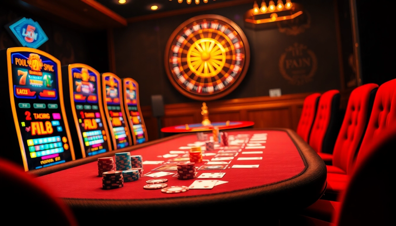 Engage in thrilling gameplay at https://fly88h.com/ featuring vibrant casino tables and exciting slot machines.