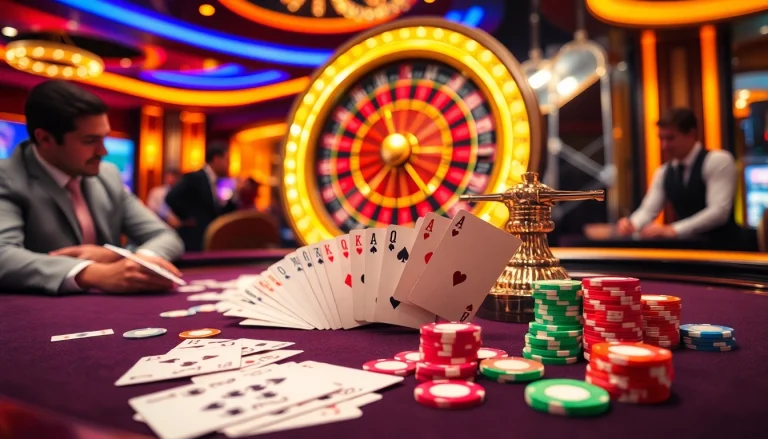 Engaging players at the QQ88 casino gaming table, showcasing excitement and thrill.